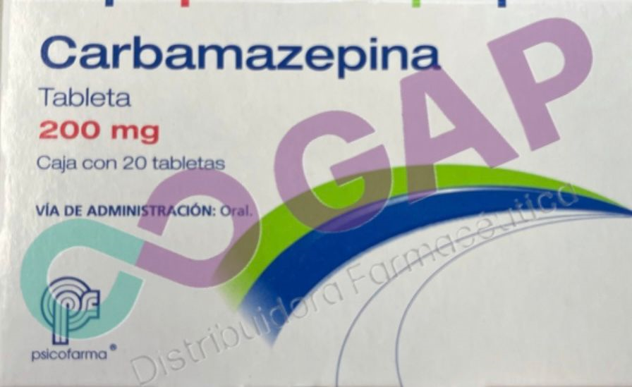 GE CARBAMAZEPINA PSICORFARMA 200 MG 20 TABLETAS