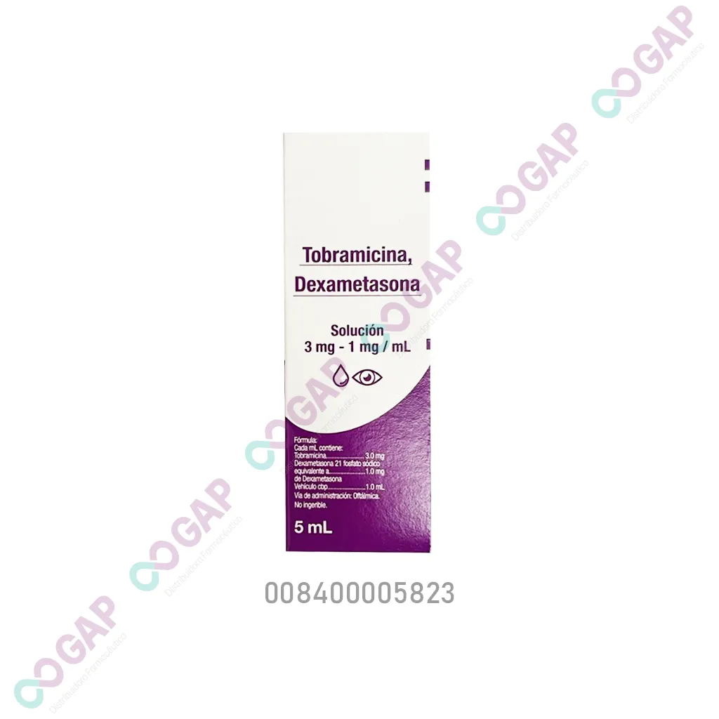 GE TOBRAMICINA/DEXAMETASONA SOL OFT 3MG-1MG/ML FCO 5 ML GTS