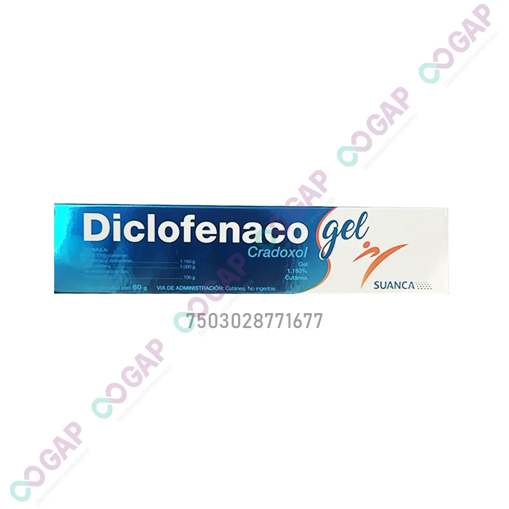 GE DICLOFENACO CRADOXOL GEL TUBO 60 G