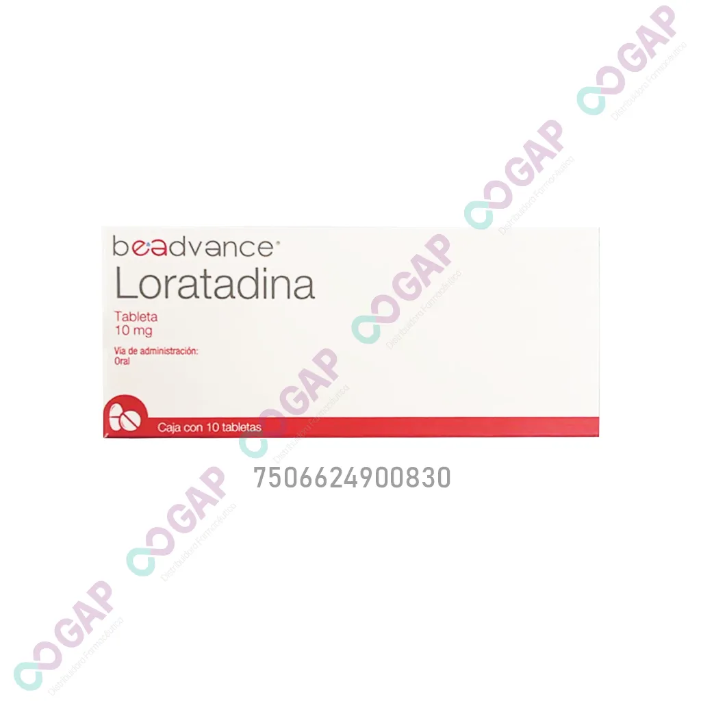 GE LORATADINA 10MG  C/10 TAB BEADVANCE