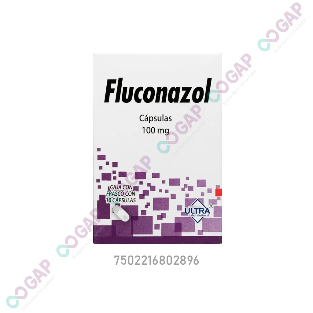 GE FLUCONAZOL ULTRA 100 MG 10 CAPSULAS