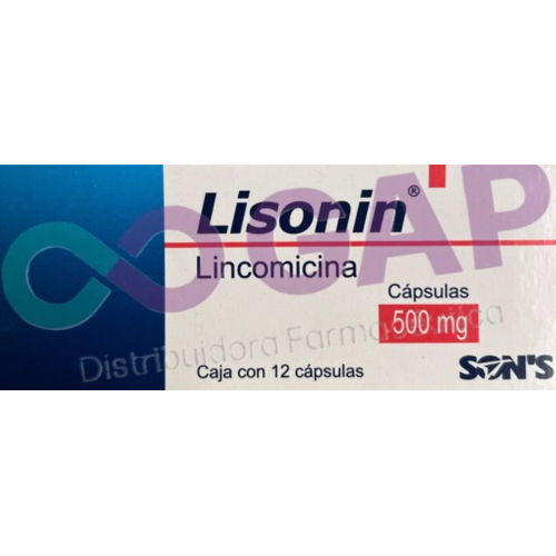 GE LINCOMICINA LISONIN 500 MG 12 CAPSULAS