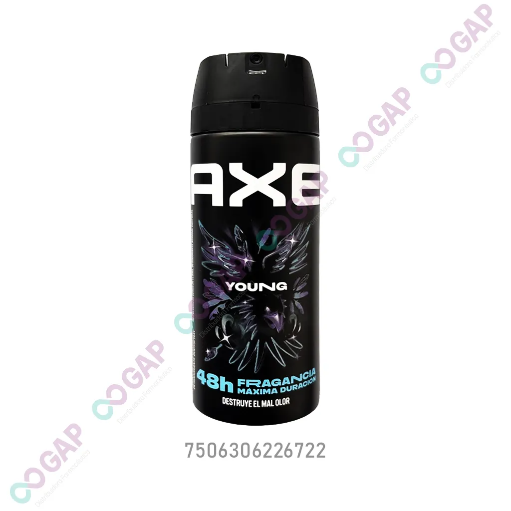 DESODORANTE AXE YOUNG AEROSOL 150 ML