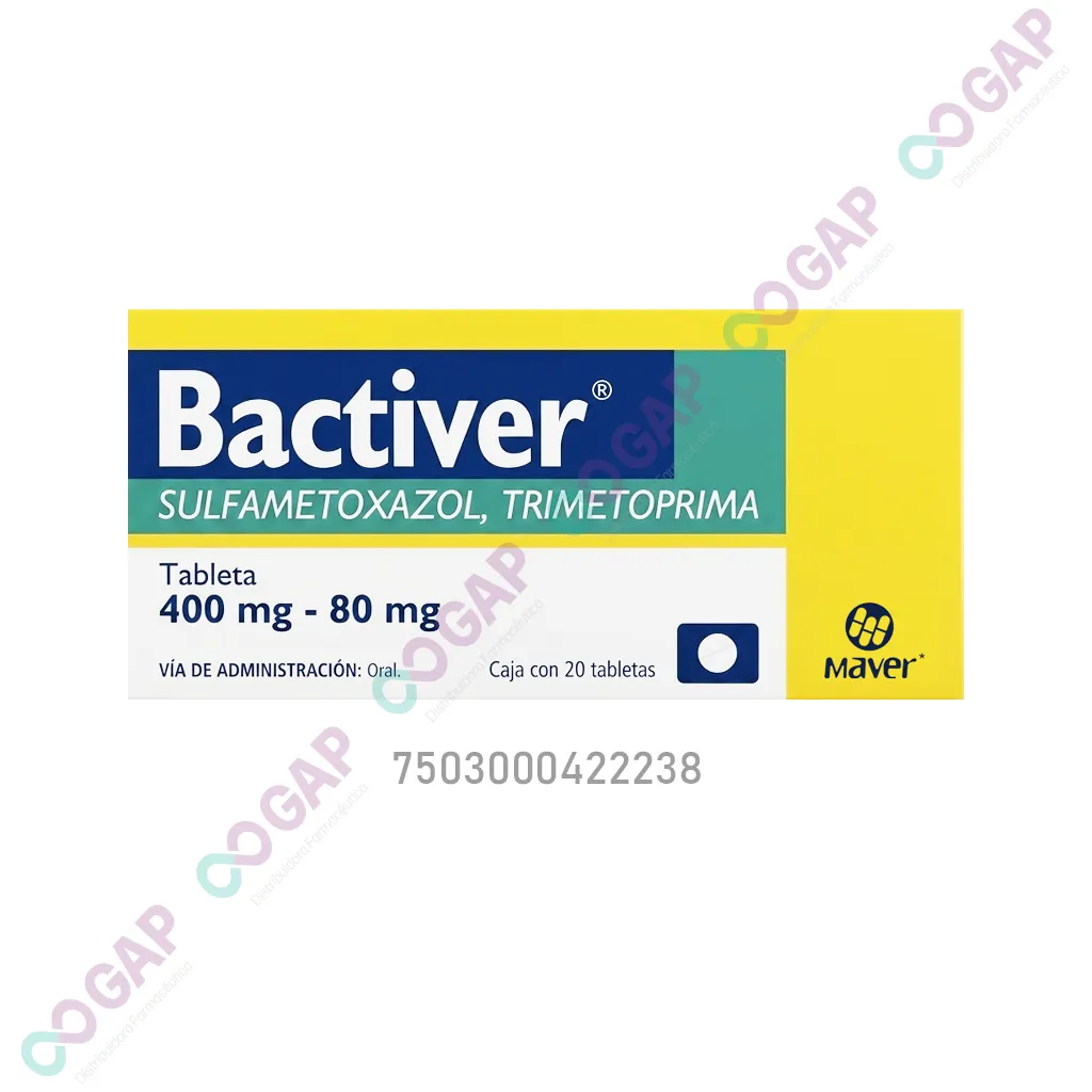 GE TRIMETO/SULFA 400MG/80MG C/14 TAB BACTIVER
