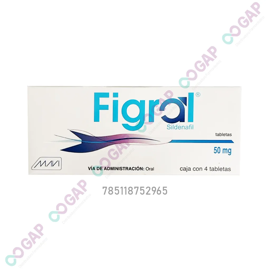 GE SILDENAFIL 50MG C/4 TAB FIGRAL