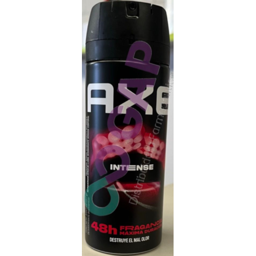 DESODORANTE AXE AEROSOL 150 ML INTENSE MEN