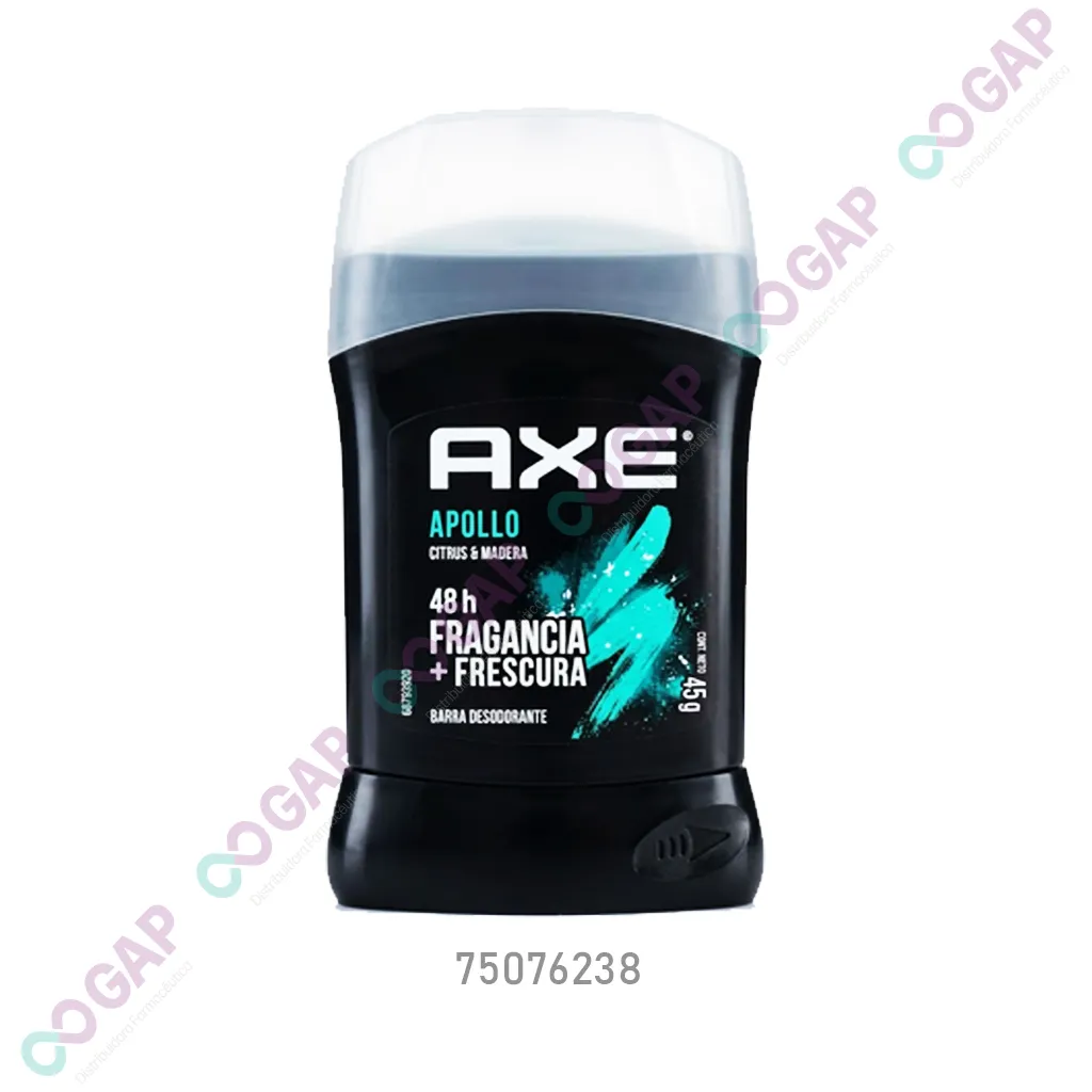 DESODORANTE AXE BARRA 45 G APOLLO MEN