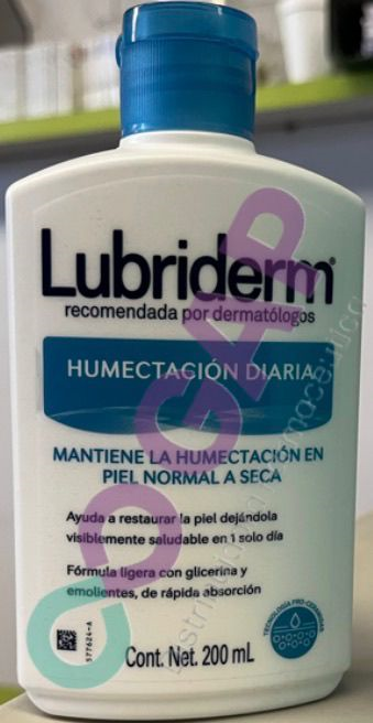 CREMA LUBRIDERM HUMECTACION DIARIA 200 ML
