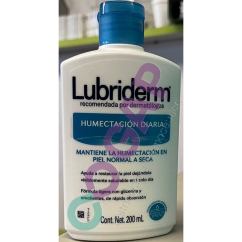 CREMA LUBRIDERM HUMECTACION DIARIA 200 ML