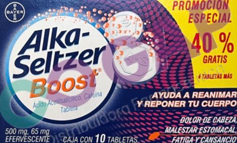 ALKA-SELTZER BOOST 10 TABLETAS