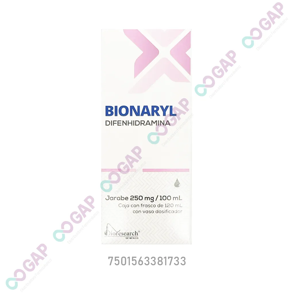 GE DIFENHIDRAMINA BIONARYL JARABE 120 ML