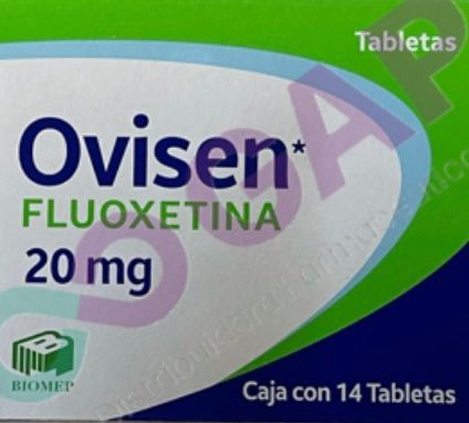 FLUOXETINA OVISEN 20 MG 14 TABLETAS