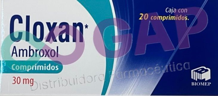 AMBROXOL CLOXAN BIOMEP 30 MG 20 COMPRIMIDOS