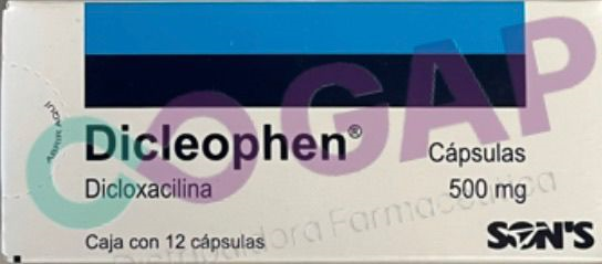 DICLOXACILINA DICLEOPHEN 500 MG 12 CAPSULAS