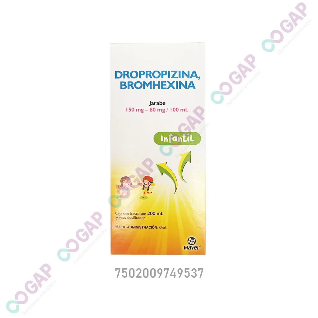 GE DROPROPIZINA/BROMHE INF 150/80MG/100ML 200ML MAVER
