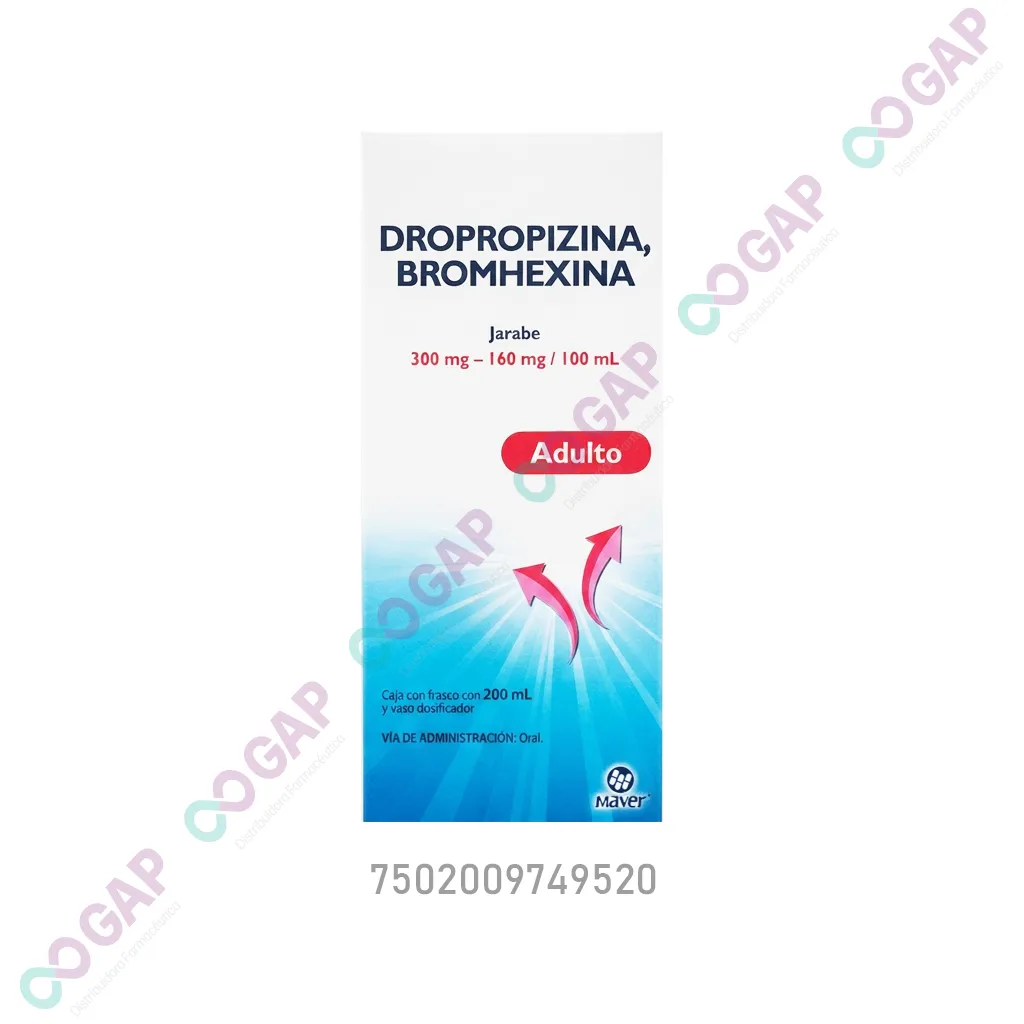 GE DROPROPIZINA/BROMHE AD 300/160MG/100ML 200ML MAVER