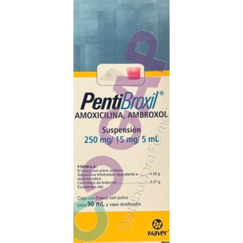 GE AMOXICILINA AMBROXOL 250MG/15MG /5ML SUSP PENTIBROXIL