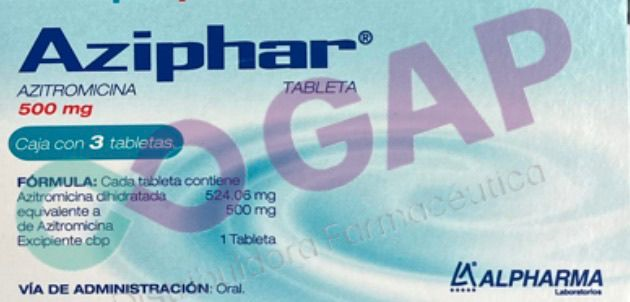 AZITROMICINA 500 MG C/3 TAB AZIPHAR