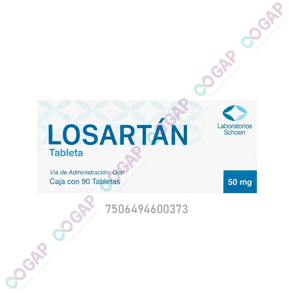 GE LOSARTAN 50MG C/90 TAB SCHOEN