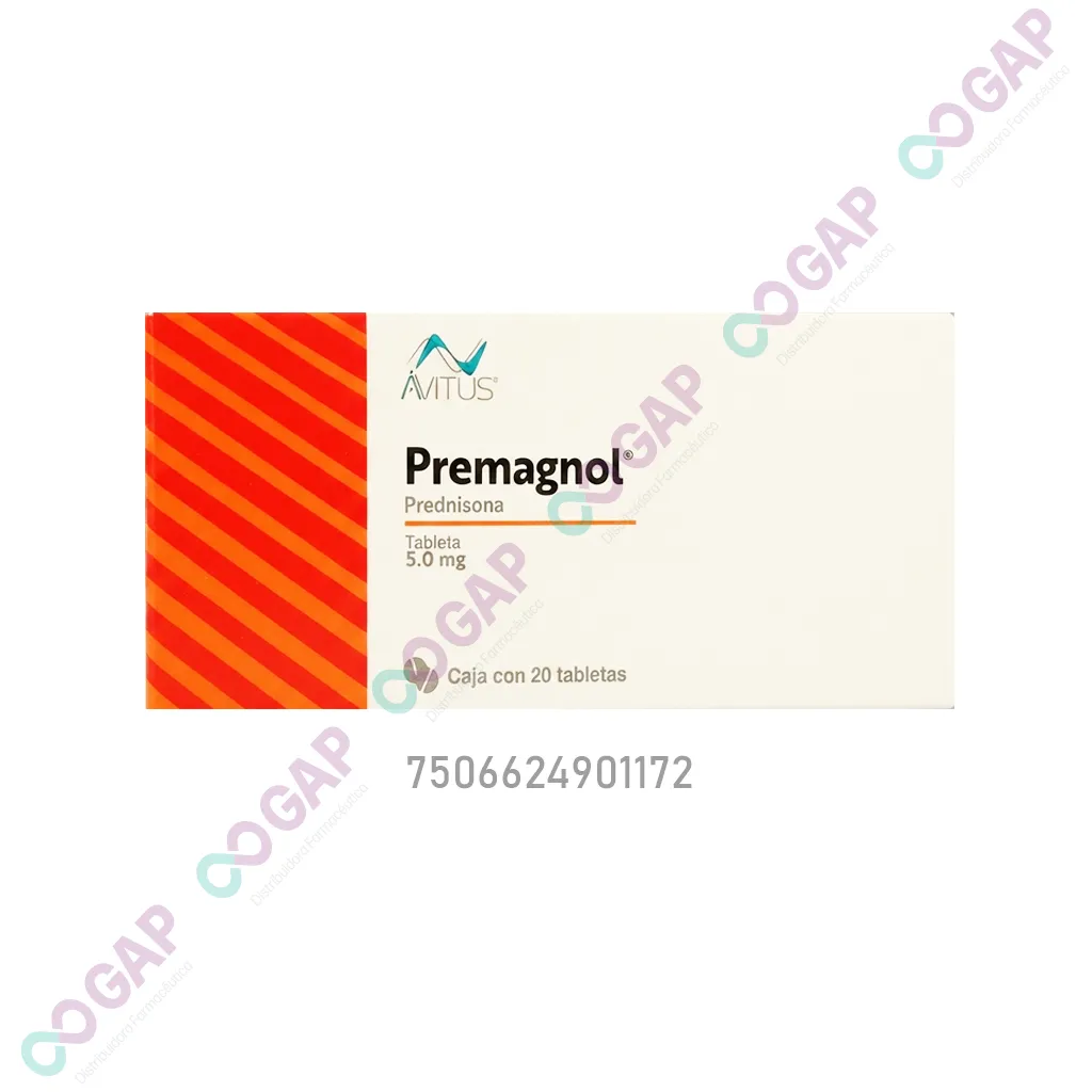 GE PREDNISONA 5.0 MG C/20 TAB PREMAGNOL