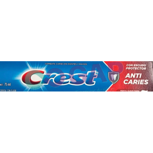 CREST PASTA DENTAL ANTICARIES TUBO 75ML