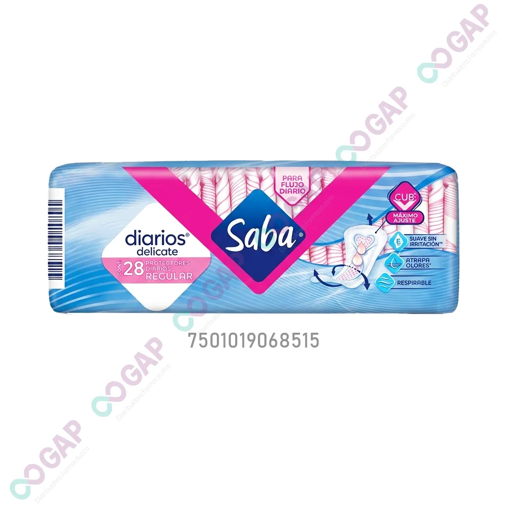 SABA DIARIOS DELICATE C/28 PROTECTORES REGULAR