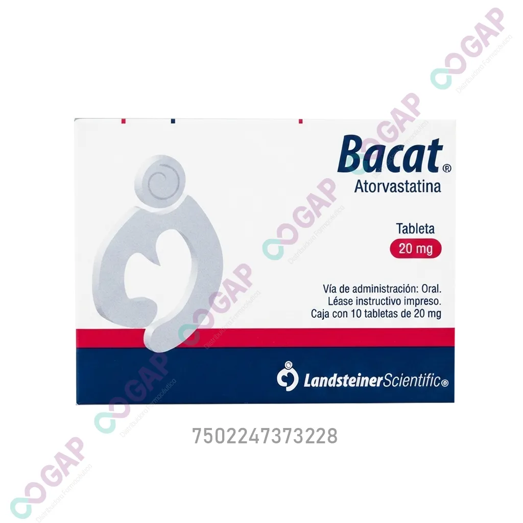 GE ATORVASTATINA 20MG 10 TABLETAS BACAT